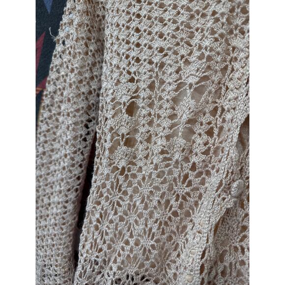 Spiegel Pink Crotchet Knit Skirt Set  Gilmore Girls Y2K 90s Girly Whimsy Small - Picture 6 of 11